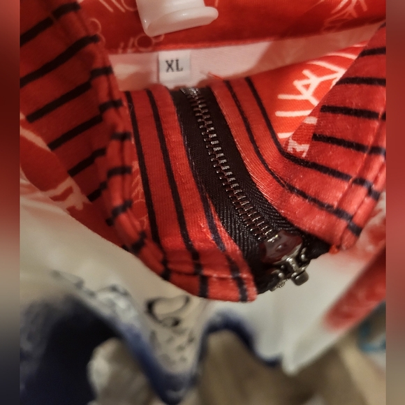 New Snowman Drawstring Hooded Sweatshirt XL - Picture 2 of 3